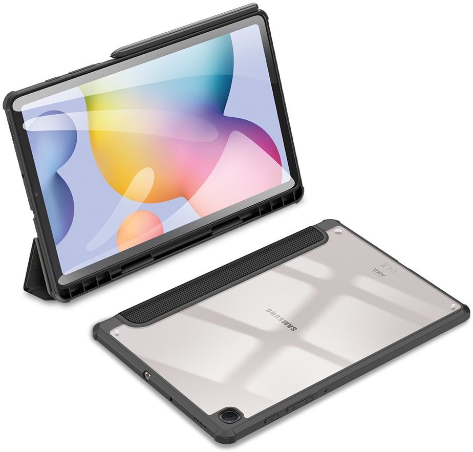 Dux Ducis Toby Samsung Galaxy Tab S6 Lite Hoes Tri-Fold Bookcase Zwart afbeelding 9