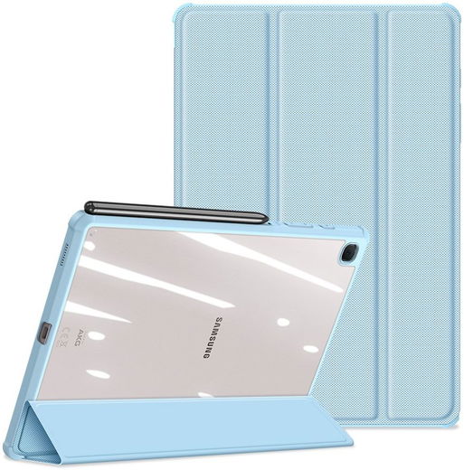 Dux Ducis Toby Samsung Galaxy Tab S6 Lite Hoes Tri-Fold Bookcase Blauw afbeelding 3