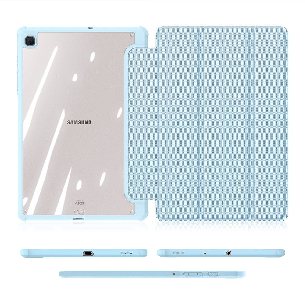 Dux Ducis Toby Samsung Galaxy Tab S6 Lite Hoes Tri-Fold Bookcase Blauw afbeelding 8
