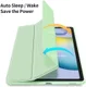Dux Ducis Toby Samsung Galaxy Tab S6 Lite Hoes Tri-Fold Bookcase Groen afbeelding 5
