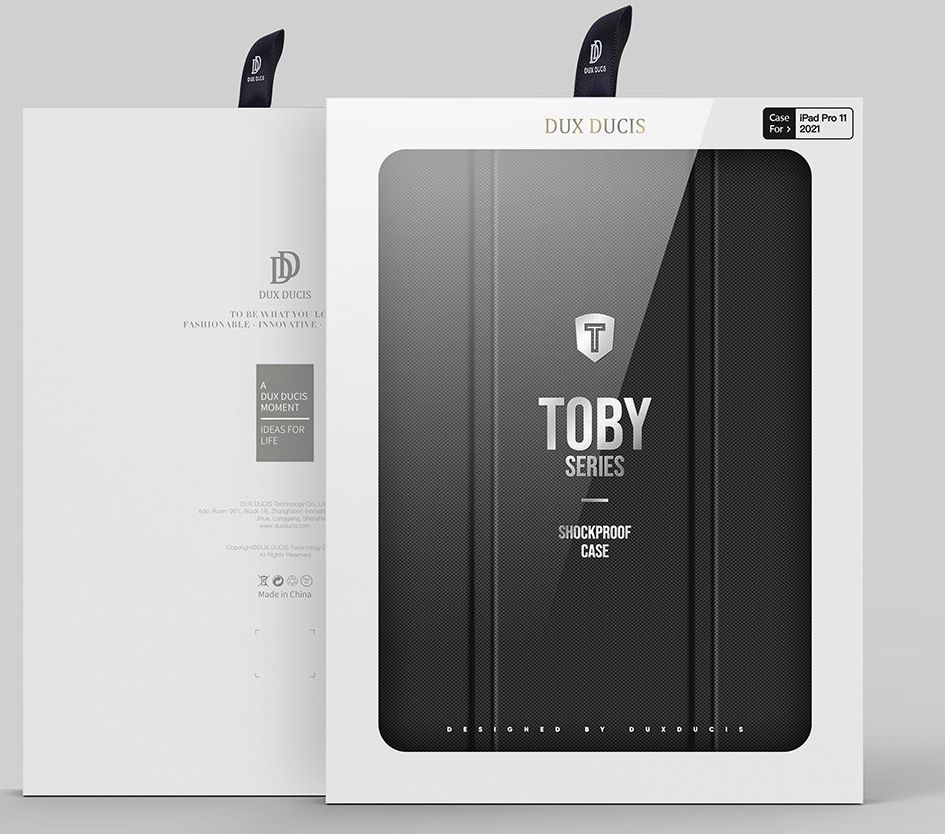 Dux Ducis Toby Series Apple iPad Pro 11 Hoes Tri-Fold Book Case Zwart afbeelding 12