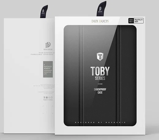 Dux Ducis Toby Series Apple iPad Pro 11 Hoes Tri-Fold Book Case Zwart afbeelding 12