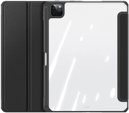 Dux Ducis Toby Series Apple iPad Pro 11 Hoes Tri-Fold Book Case Zwart afbeelding 2