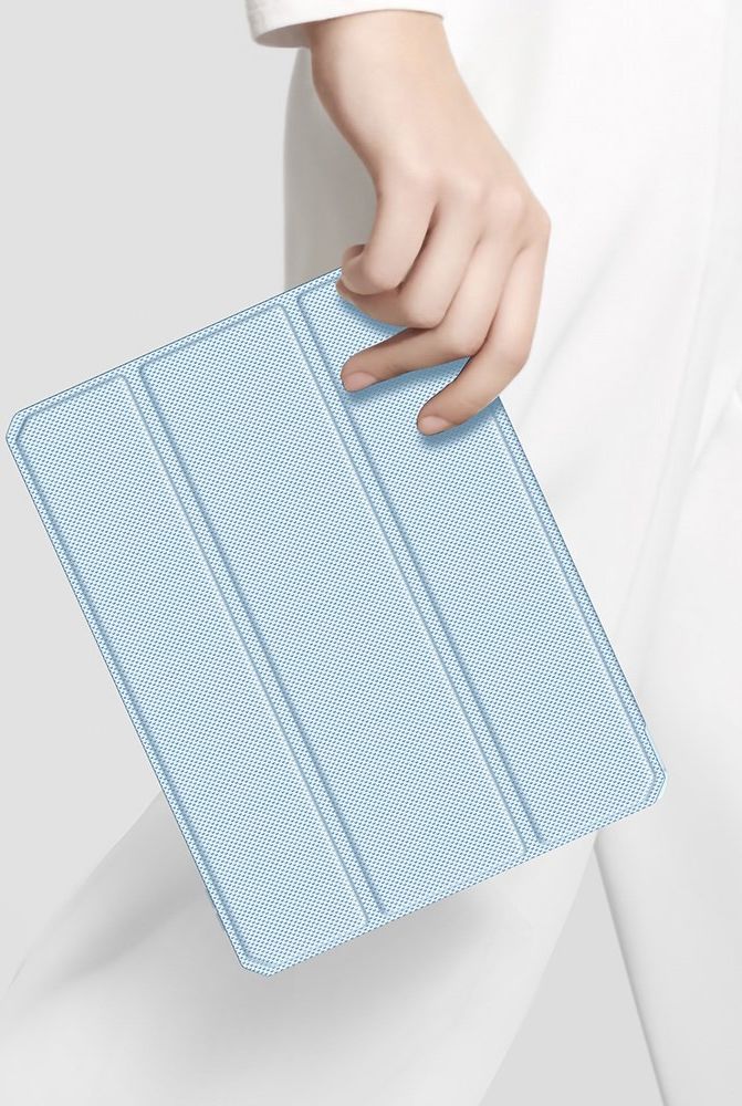 Dux Ducis Toby Series Apple iPad Pro 11 Hoes Tri-Fold Book Case Blauw afbeelding 3