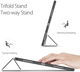 Dux Ducis Toby Apple iPad Pro 12.9 Hoes Tri-Fold Book Case Zwart afbeelding 10