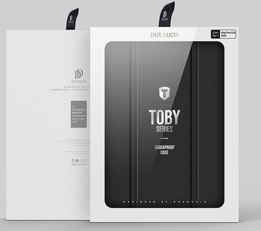 Dux Ducis Toby Apple iPad Pro 12.9 Hoes Tri-Fold Book Case Zwart afbeelding 12