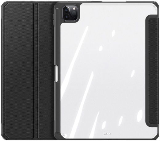 Dux Ducis Toby Apple iPad Pro 12.9 Hoes Tri-Fold Book Case Zwart afbeelding 2