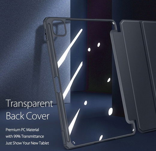 Dux Ducis Toby Apple iPad Pro 12.9 Hoes Tri-Fold Book Case Zwart afbeelding 5