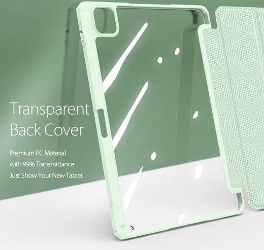 Dux Ducis Toby Apple iPad Pro 12.9 Hoes Tri-Fold Book Case Groen afbeelding 5