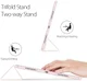 Dux Ducis Toby Apple iPad Pro 12.9 Hoes Tri-Fold Book Case Roze afbeelding 10