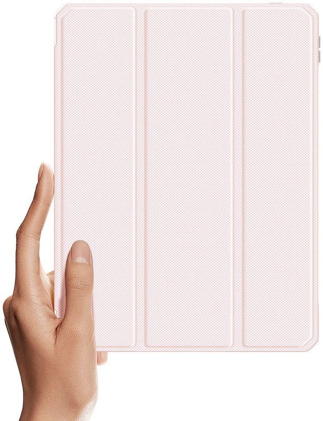 Dux Ducis Toby Apple iPad Pro 12.9 Hoes Tri-Fold Book Case Roze afbeelding 11