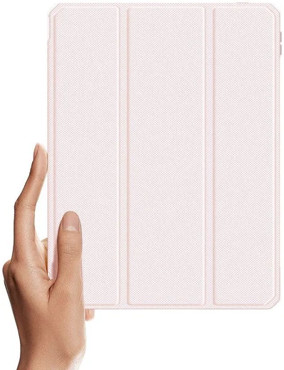 Dux Ducis Toby Apple iPad Pro 12.9 Hoes Tri-Fold Book Case Roze afbeelding 11