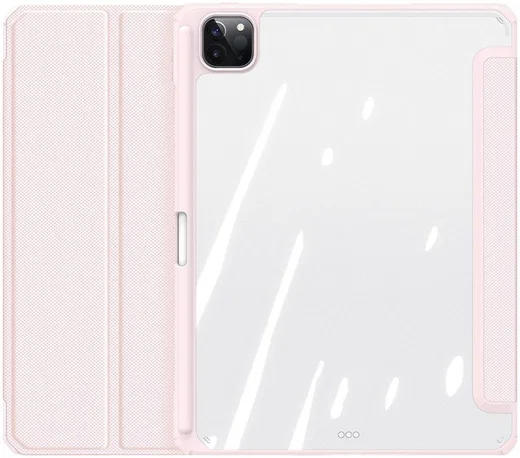Dux Ducis Toby Apple iPad Pro 12.9 Hoes Tri-Fold Book Case Roze afbeelding 2