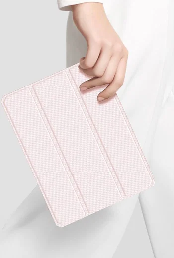 Dux Ducis Toby Apple iPad Pro 12.9 Hoes Tri-Fold Book Case Roze afbeelding 3