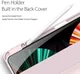 Dux Ducis Toby Apple iPad Pro 12.9 Hoes Tri-Fold Book Case Roze afbeelding 6