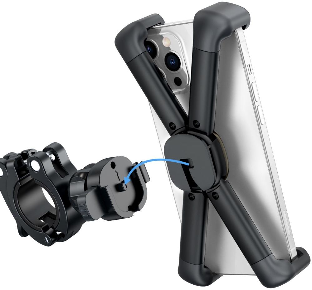 Baseus 360° Fiets Telefoonhouder voor Smartphones 4.7 tot 6.7 Inch afbeelding 4