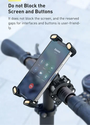 Baseus 360° Fiets Telefoonhouder voor Smartphones 4.7 tot 6.7 Inch afbeelding 11