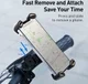 Baseus 360° Fiets Telefoonhouder voor Smartphones 4.7 tot 6.7 Inch afbeelding 8