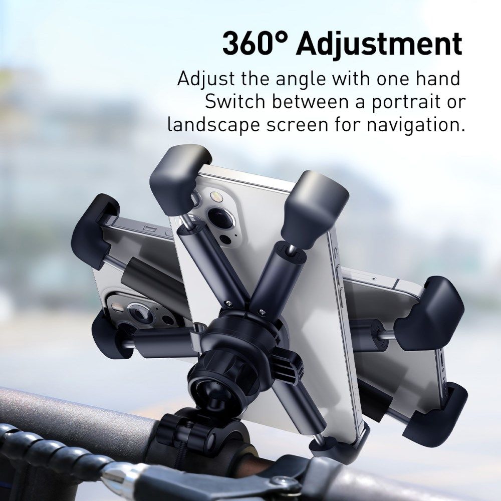 Baseus 360° Fiets Telefoonhouder voor Smartphones 4.7 tot 6.7 Inch afbeelding 12