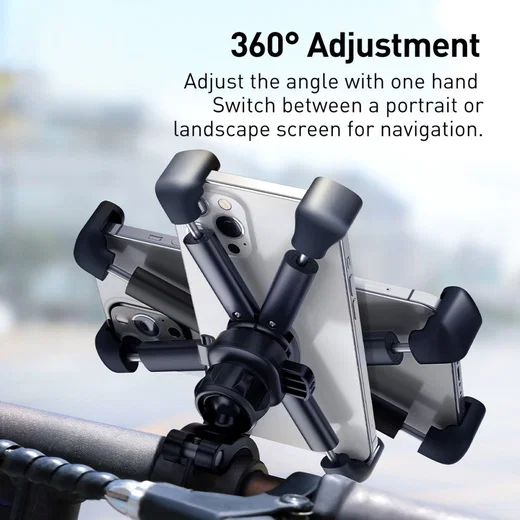 Baseus 360° Fiets Telefoonhouder voor Smartphones 4.7 tot 6.7 Inch afbeelding 12