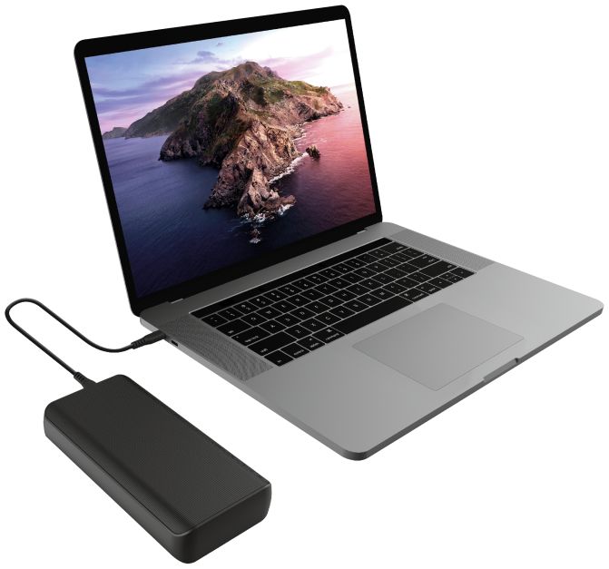 Trust Laro 65W Laptop/MacBook Powerbank 20.000 mAh USB/USB-C PD Zwart afbeelding 13