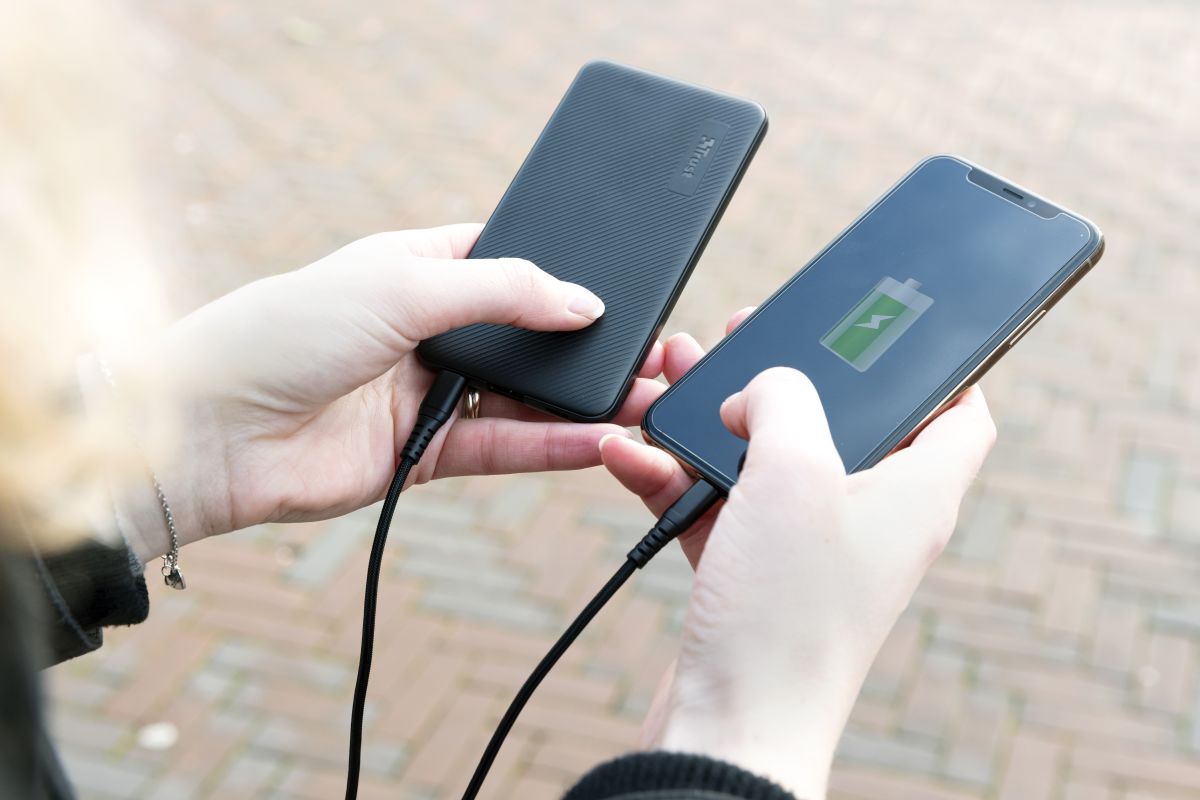 Trust Primo Ultra Dunne Mini Powerbank USB/USB-C 5.000 mAh Zwart afbeelding 11