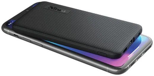 Trust Primo Ultra Dunne Mini Powerbank USB/USB-C 5.000 mAh Zwart afbeelding 2