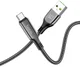 Hoco S51 Fast Charging 5A USB-C Gevlochten Oplaad Kabel Zwart afbeelding 5