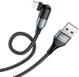 Hoco U100 USB-A naar Micro USB Haakse Draaibare Kabel 1.2 Meter Zwart afbeelding 2