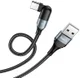 Hoco U100 USB-A naar USB-C Haakse Draaibare Kabel 1.2 Meter Rood afbeelding 3