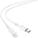 Hoco 3A Fast Charge USB-C naar Apple Lightning Kabel 20W PD 1M Wit afbeelding 4