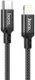 Hoco 20W PD Gevlochten USB-C naar Lightning Kabel 2M Fast Charge Zwart afbeelding 1