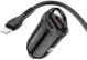 Hoco Dubbele 30W PD Autolader + USB-C naar Lightning kabel Zwart afbeelding 4