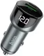 Hoco 3A Fast Charge Autolader met Quick Charge 3.0 en 20W PD Grijs afbeelding 1