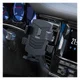 Hoco 360° Verstelbare Ventilatierooster Telefoonhouder Auto Zwart afbeelding 2