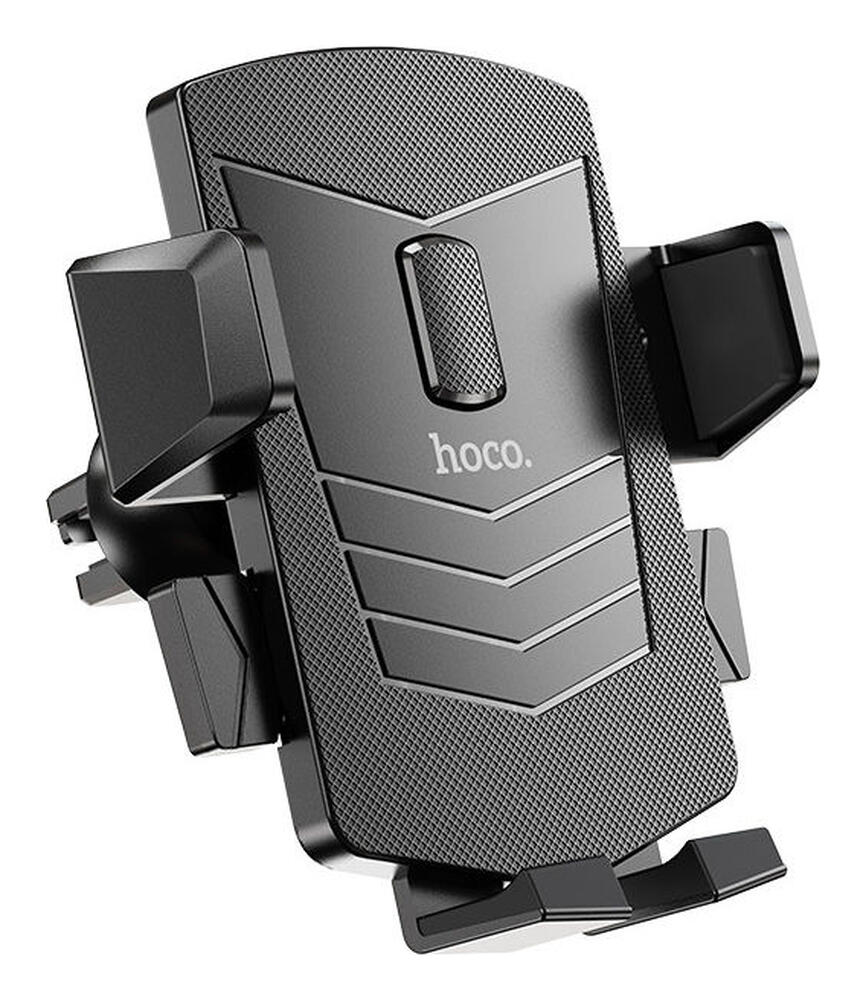 Hoco 360° Verstelbare Ventilatierooster Telefoonhouder Auto Zwart afbeelding 5