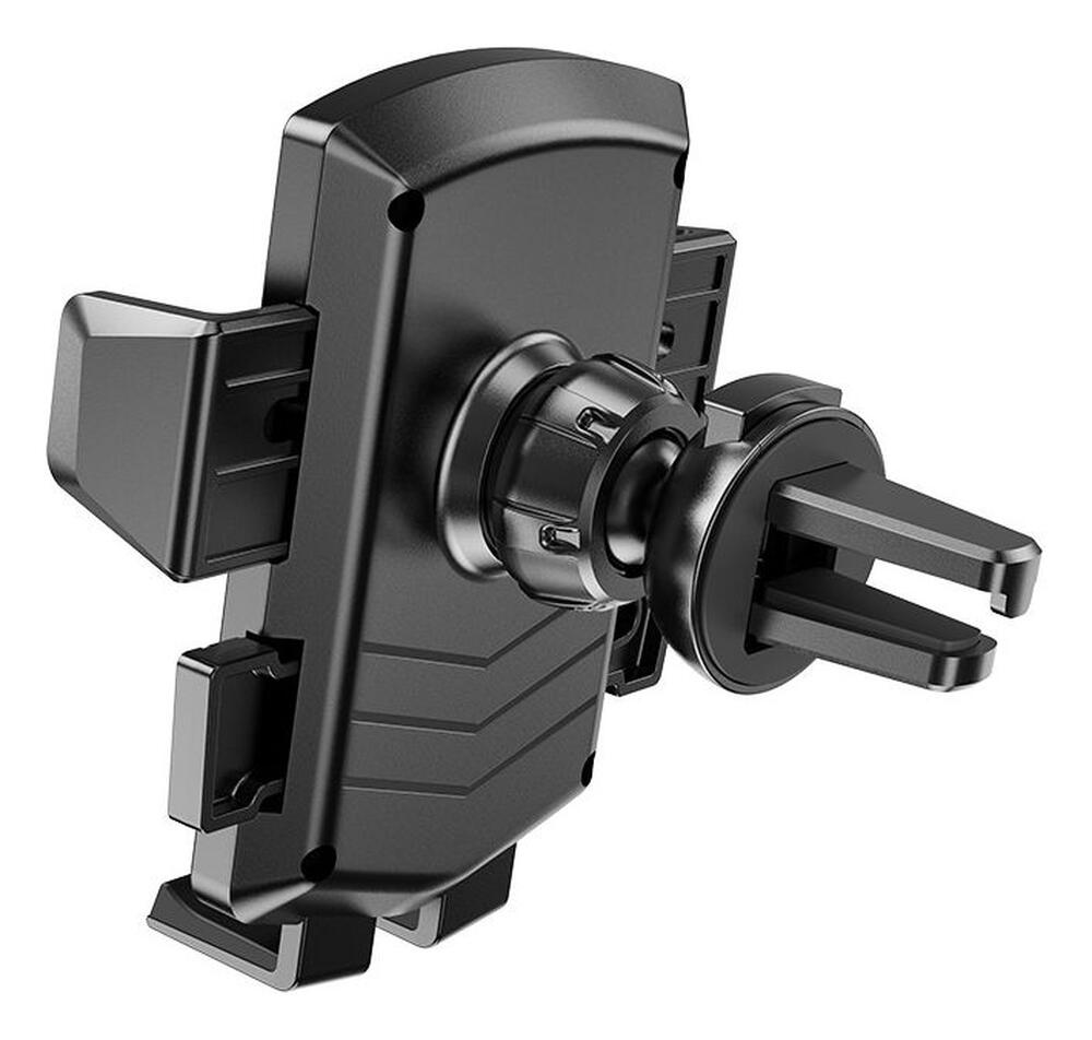 Hoco 360° Verstelbare Ventilatierooster Telefoonhouder Auto Zwart afbeelding 8