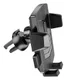 Hoco 360° Verstelbare Ventilatierooster Telefoonhouder Auto Zwart afbeelding 9