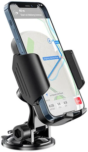Hoco 360° Verstelbare Anti-Shake Dashboard/Raam Telefoonhouder Auto afbeelding 3