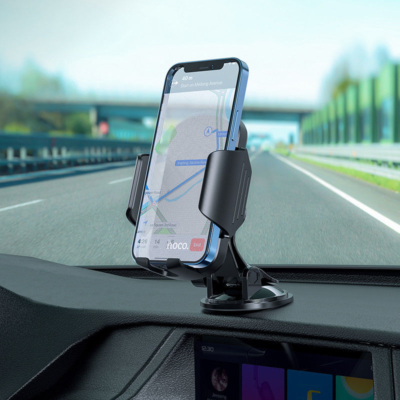 Hoco 360° Verstelbare Anti-Shake Dashboard/Raam Telefoonhouder Auto afbeelding 2