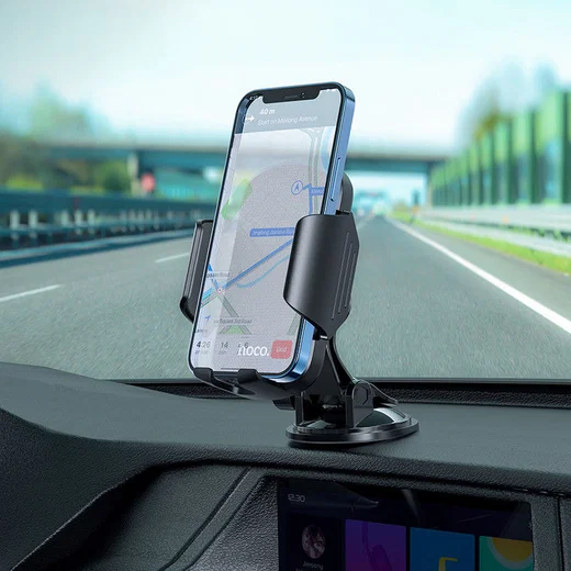 Hoco 360° Verstelbare Anti-Shake Dashboard/Raam Telefoonhouder Auto afbeelding 2