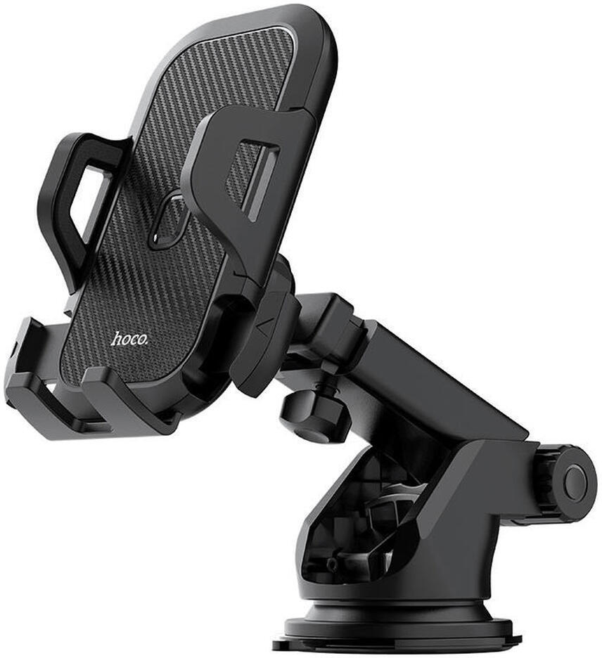 Hoco 360° Verstelbare Dashboard/Raam Telefoon Houder met Zuignap Zwart afbeelding 6