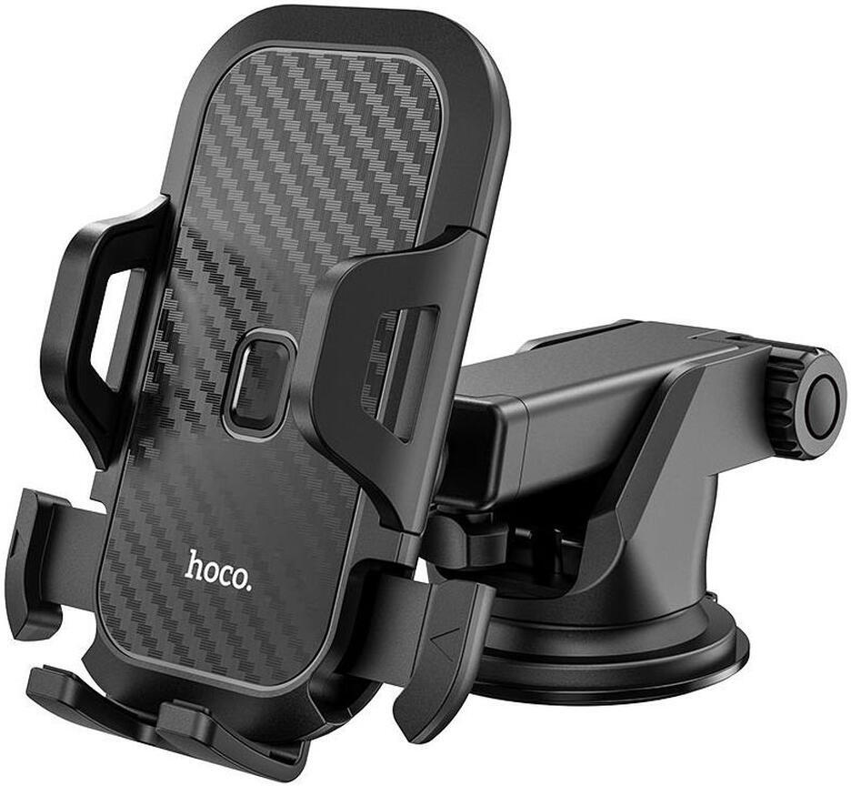 Hoco 360° Verstelbare Dashboard/Raam Telefoon Houder met Zuignap Zwart afbeelding 7