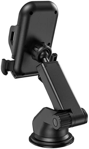 Hoco 360° Verstelbare Dashboard/Raam Telefoon Houder met Zuignap Zwart afbeelding 8