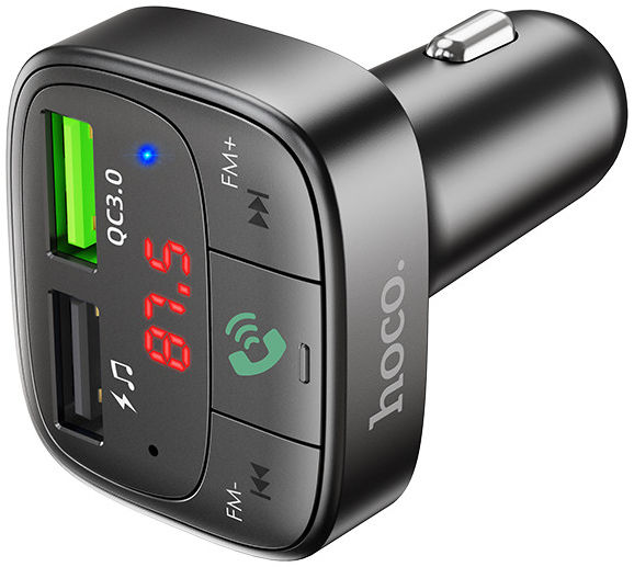 Hoco Bluetooth Muziek FM Transmitter en Autolader met Quick Charge 3.0 afbeelding 7