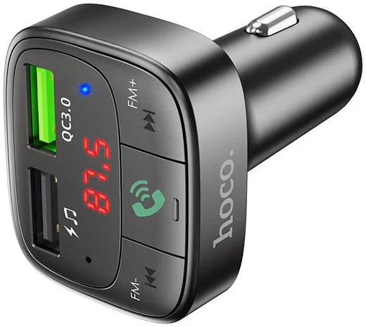 Hoco Bluetooth Muziek FM Transmitter en Autolader met Quick Charge 3.0 afbeelding 7
