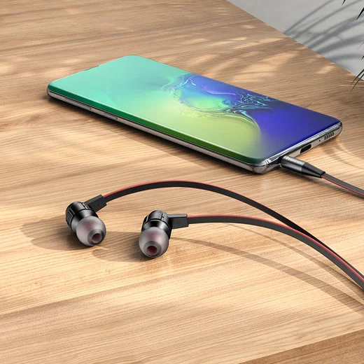 Hoco Platinum Sound Universele In-Ear Oortjes Telefoon Headset Zwart afbeelding 5