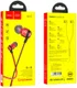 Hoco Platinum Sound Universele In-Ear Oortjes Telefoon Headset Rood afbeelding 4