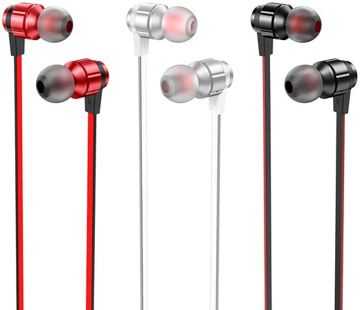 Hoco Platinum Sound Universele In-Ear Oortjes Telefoon Headset Rood afbeelding 5
