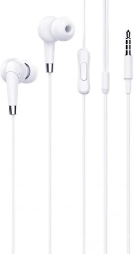 Hoco M58 Bedrade In-Ear Oordopjes 3.5mm Jack Headset Wit afbeelding 1